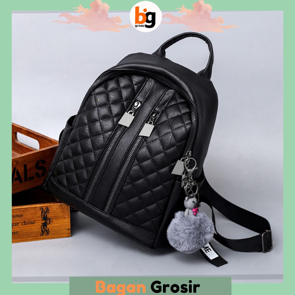 Jual Tas Ransel Cewek Backpack Fashion Wanita Korea Punggung Import