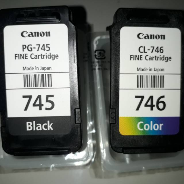 Jual Cartridge canon PG 745 black /CL 746 color kosongan Ori (Empty Ink ...