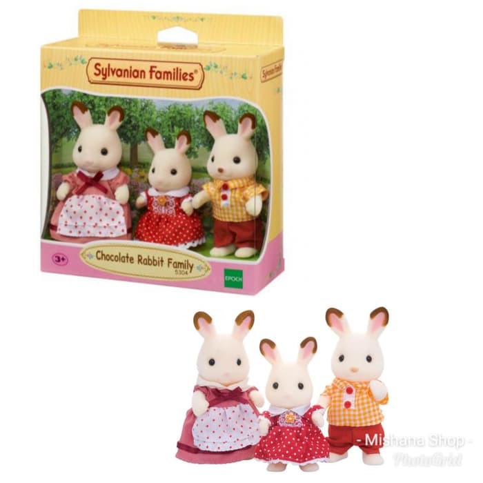 Jual Sylvanian Friends Chocolate Rabbit Family 3 Karakter | Shopee ...