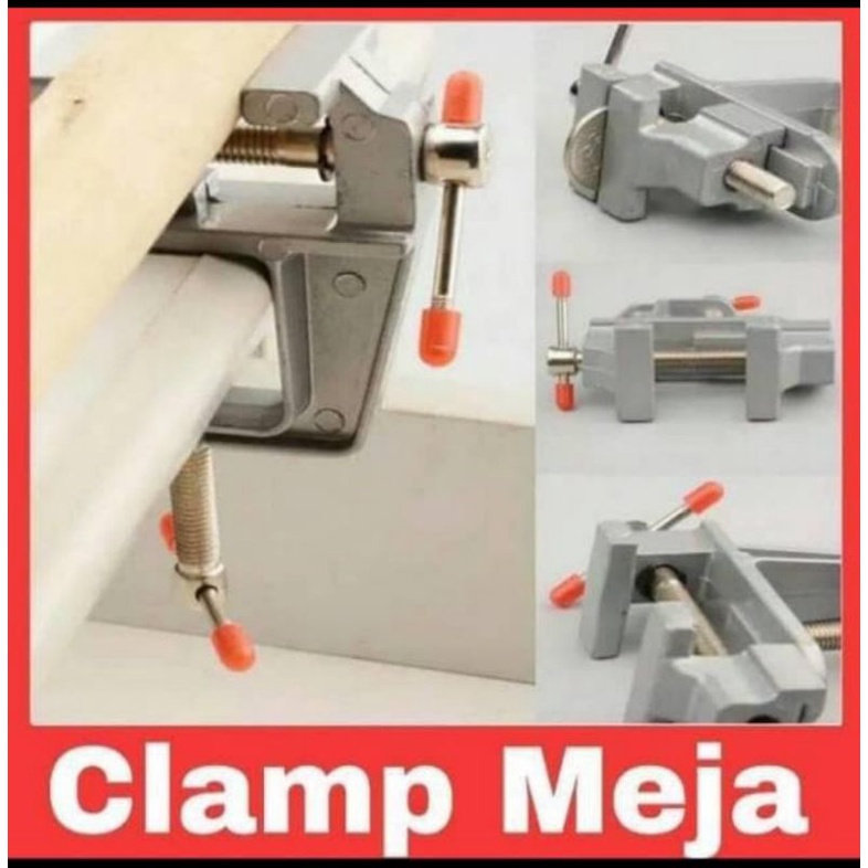 Jual Mini Vise Clamp Meja Klem Catok Vise Table Aluminium Penjepit Benda Shopee Indonesia