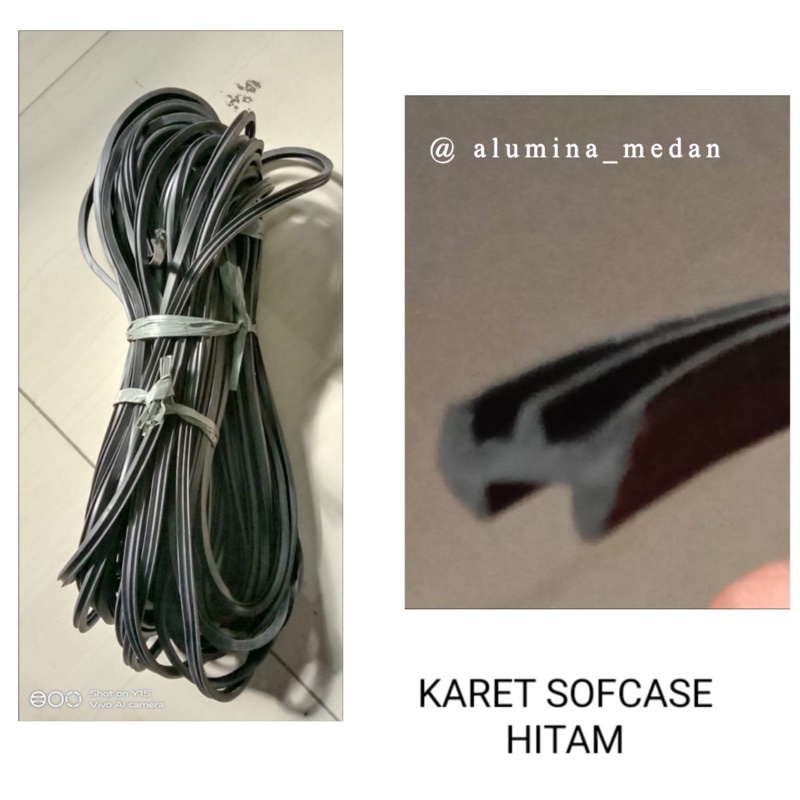 Jual Karet SHOWCASE 056 Hitam / 057 Jumbo / Karet Frame Jendela atau ...