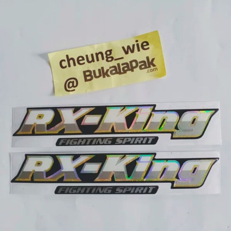 Jual Emblem Box Aki Yamaha Rx King New Fighting Spirit Kuning Putih Set Bh Shopee Indonesia