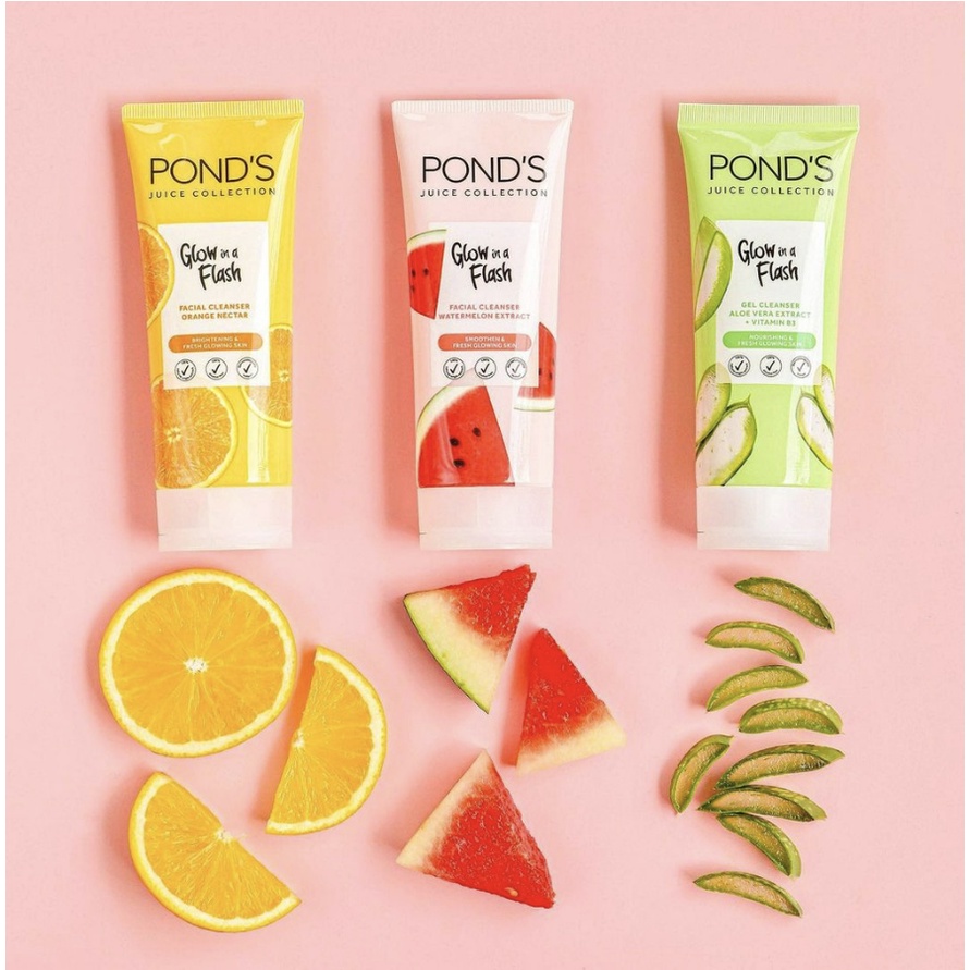 Jual Ponds Juice Collection Glow In A Flash Gel Cream Moisturizer Day