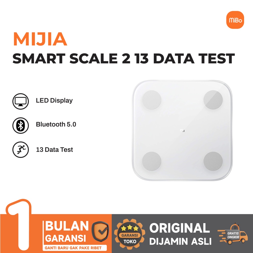 Jual Millet Smart Scale 2 Bluetooth 5.0 LED Display Shopee Indonesia