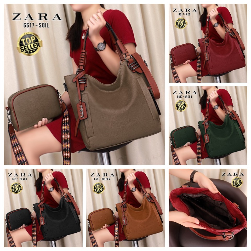 Tas Zara Wanita Totebag Tote Bag Zara Basic Import Ori Premium Original  Jinjing Fashion Wanita Murah