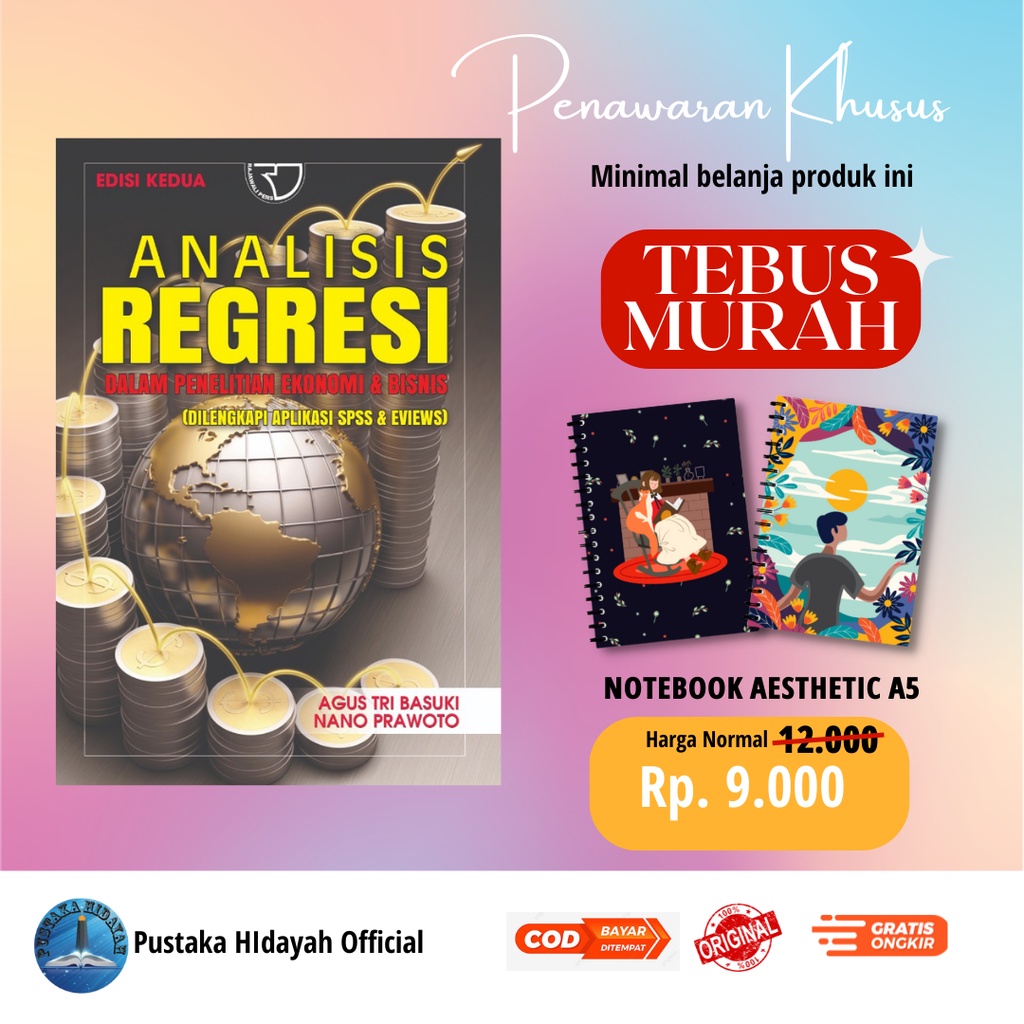 Jual Analisis Regresi Dalam Penelitian Ekonomi Dan Bisnis - Agus Tri ...