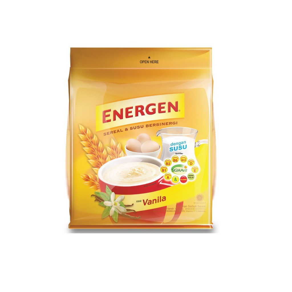 Jual ENERGEN VANILLA BOX 5'S @ 30 G RAMAYANA CENGKARENG | Shopee Indonesia