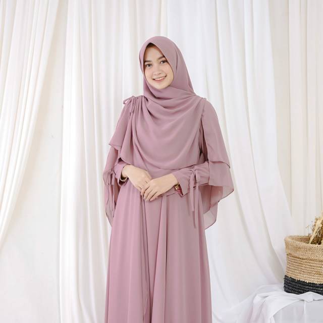 Readystock ghayda Khimar serut  Bisa COD (kerudung saja) tidak termasuk gamis