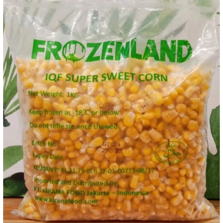 Jual Sweet Corn / Jagung Manis Pipil Jasuke Frozenland Aviko Frozen ...