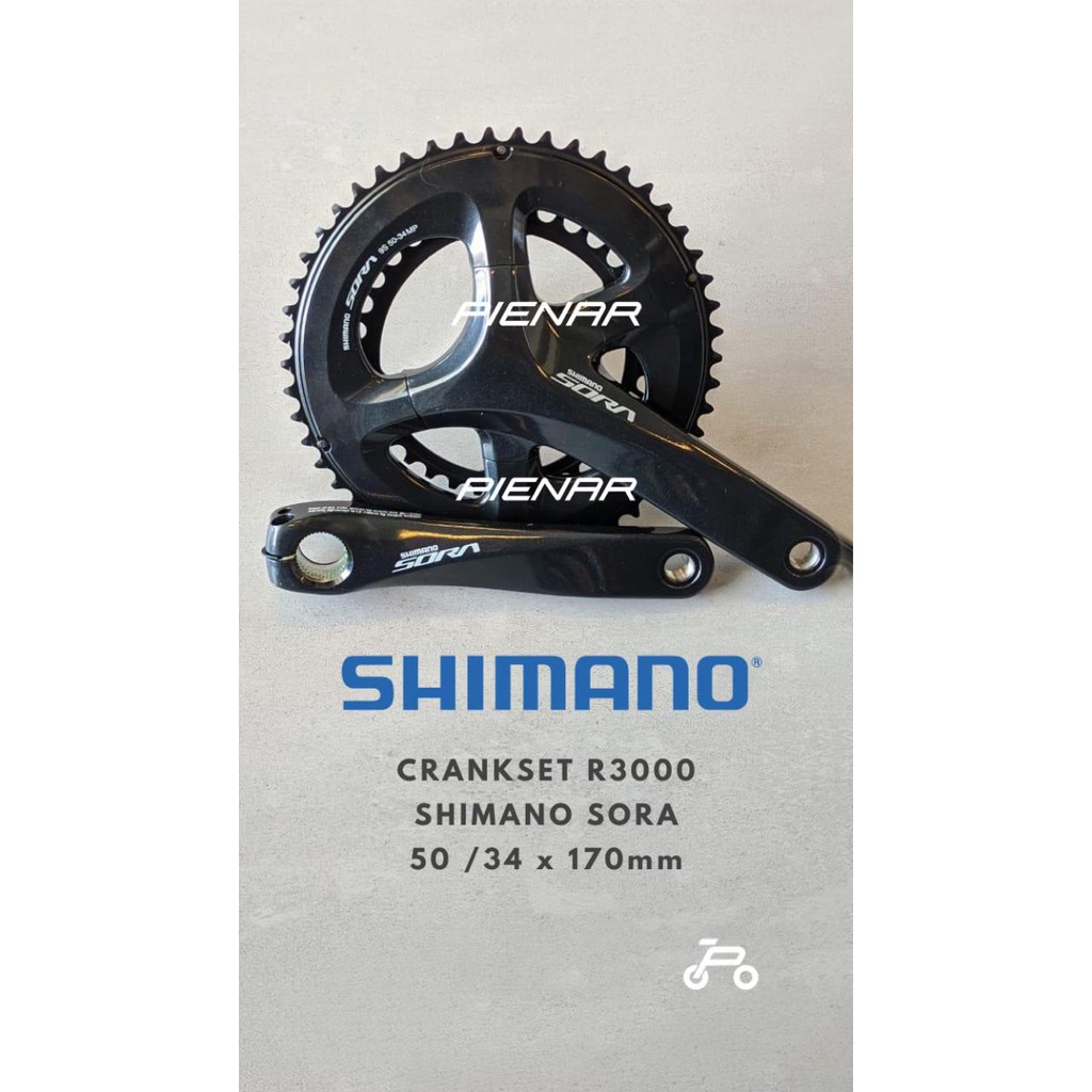 Jual CRANKSET SEPEDA SHIMANO SORA R3000 50/34x170mm | Shopee Indonesia