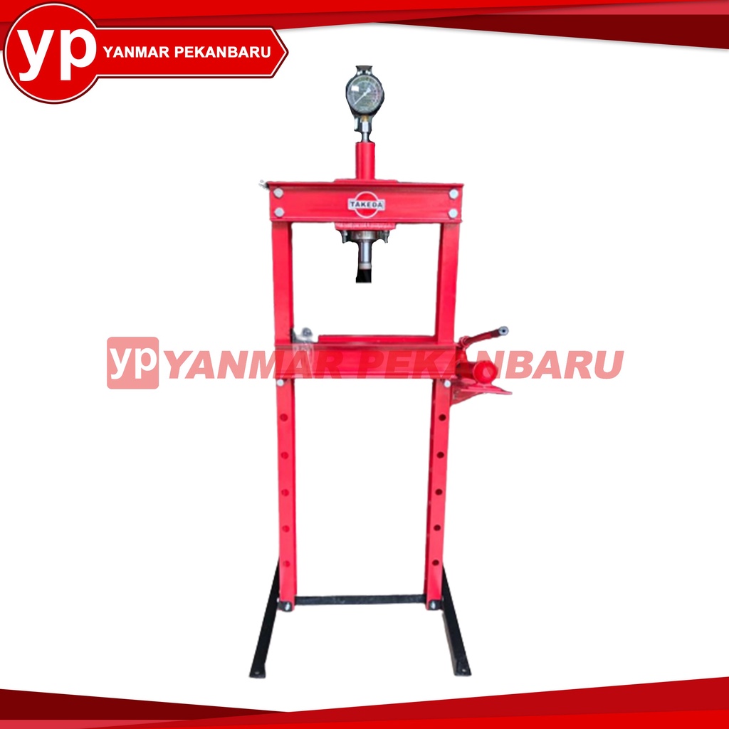 Jual MESIN HIDROLIK / HYDRAULIC PRESS / SHOP PRESS H-TYPE 12 TON TAKEDA ...