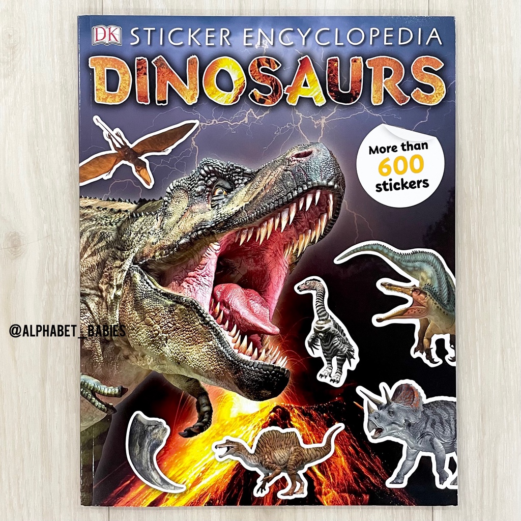 Jual DK Sticker Encyclopedia Dinosaurs (More Than 600 Stickers ...