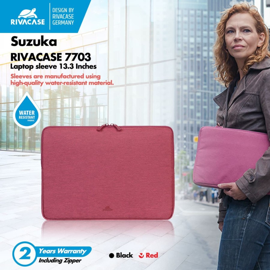 Jual RIVACASE Suzuka Series - 13.3" Water Resist Laptop Sleeve (7703 ...