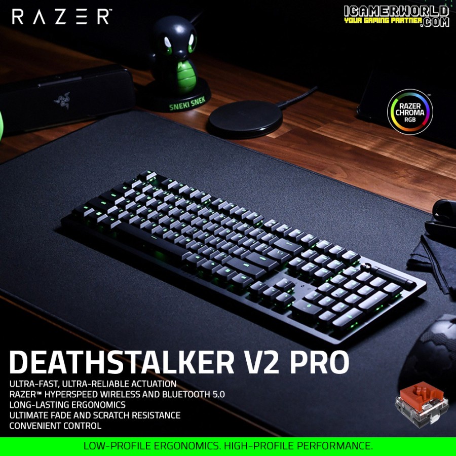 Jual Razer DeathStalker V2 Pro Wireless Low-Profile RGB Gaming Keyboard ...