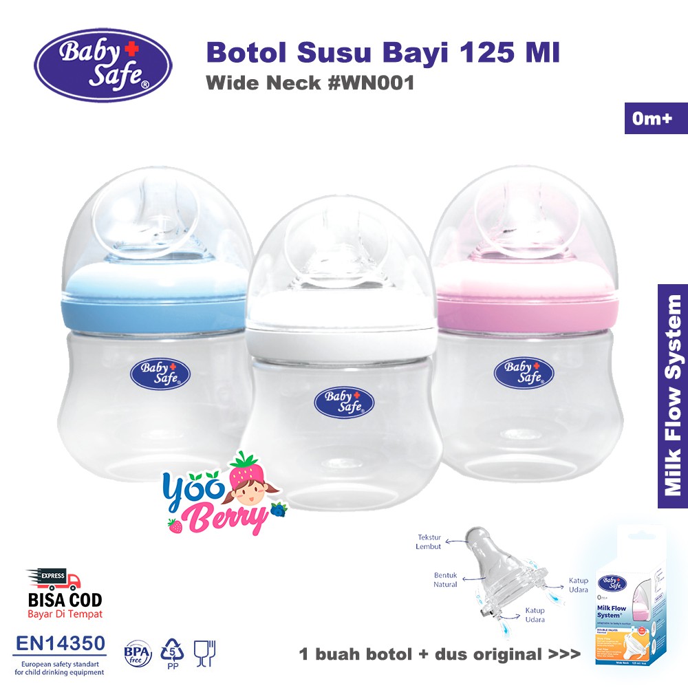 Jual Botol Baby Safe Botol Susu Bayi Ml Wide Neck Baby Bottle Wn