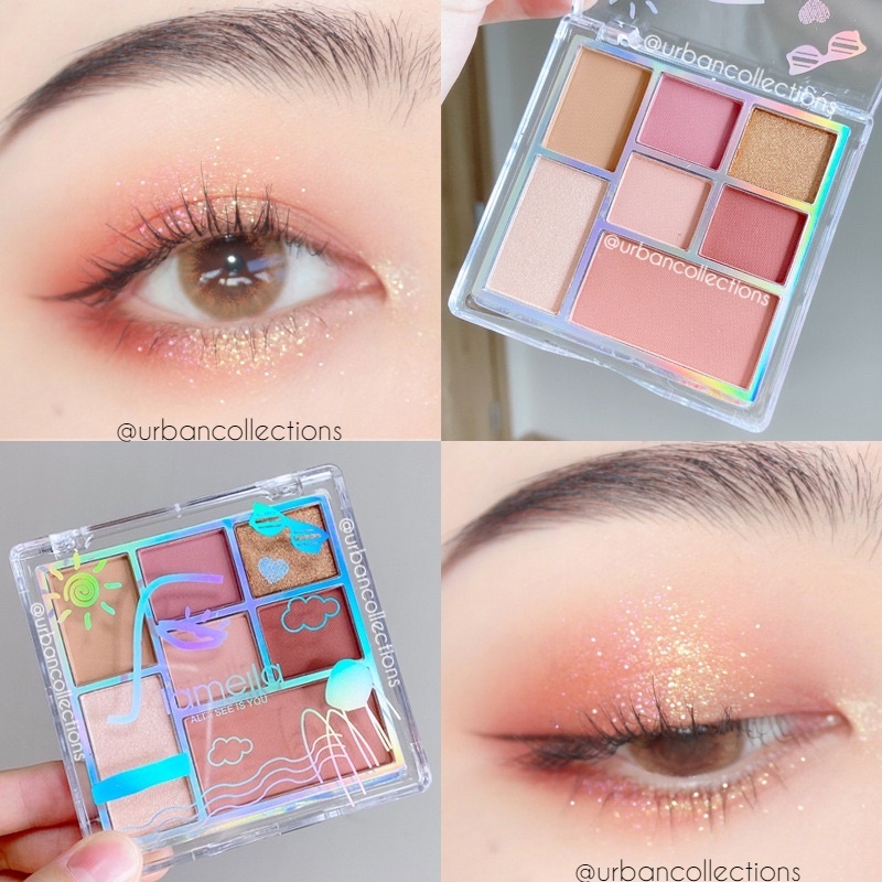 Jual Lameila Eyeshadow 7 Warna Sakura Colour Korean Eyeshadow Korea