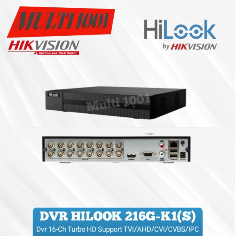 Jual DVR HILOOK 16 CHANNEL 216GK1(S) 1080P 5in1 Original Hilook By