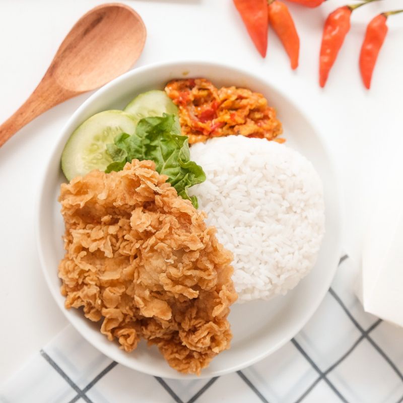 Jual Paket Nasi Ayam Crispy Tanpa Tulang Shopee Indonesia