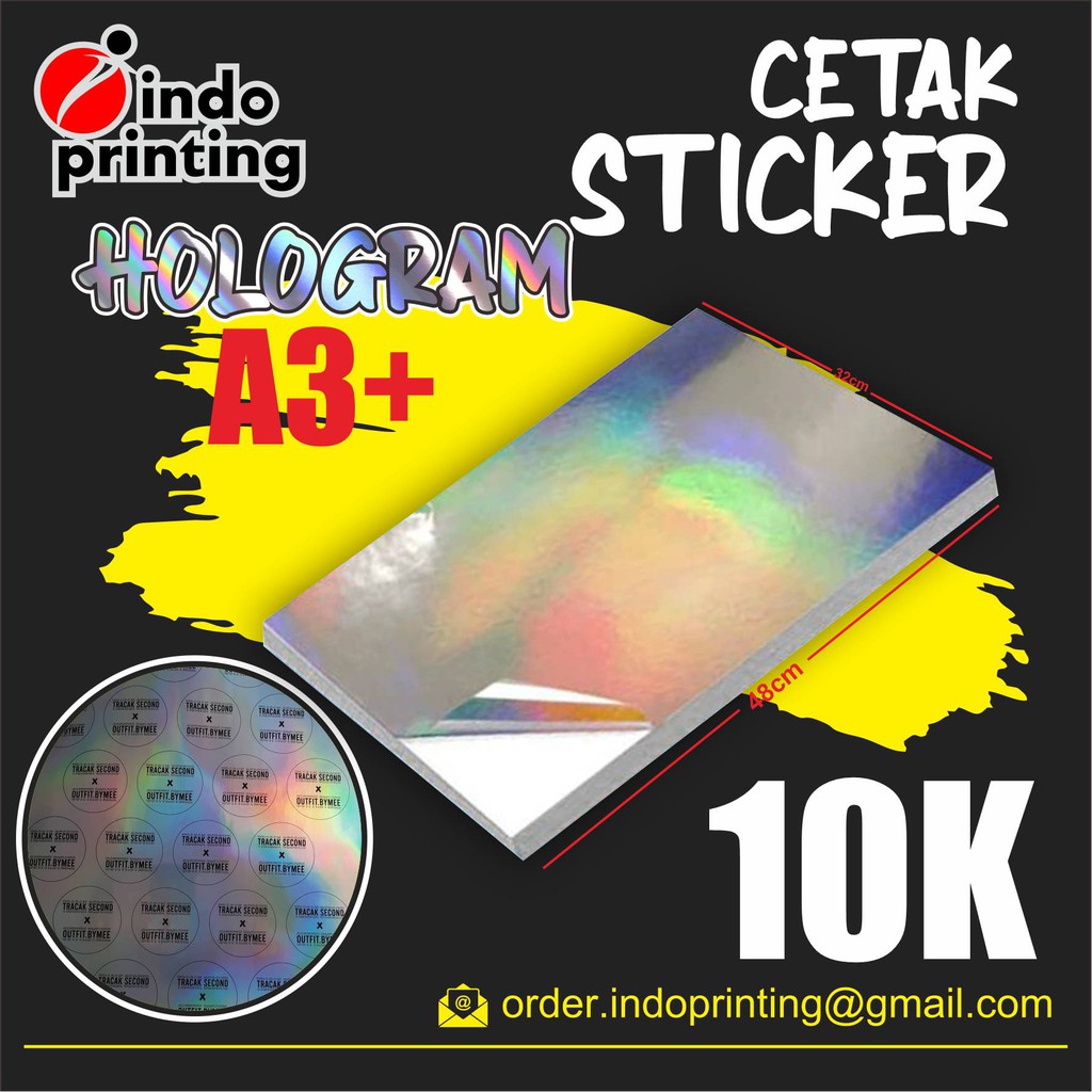 Jual STIKER HOLOGRAM ORIGINAL/CETAKSTIKER/STIKERL EBEL | Shopee Indonesia