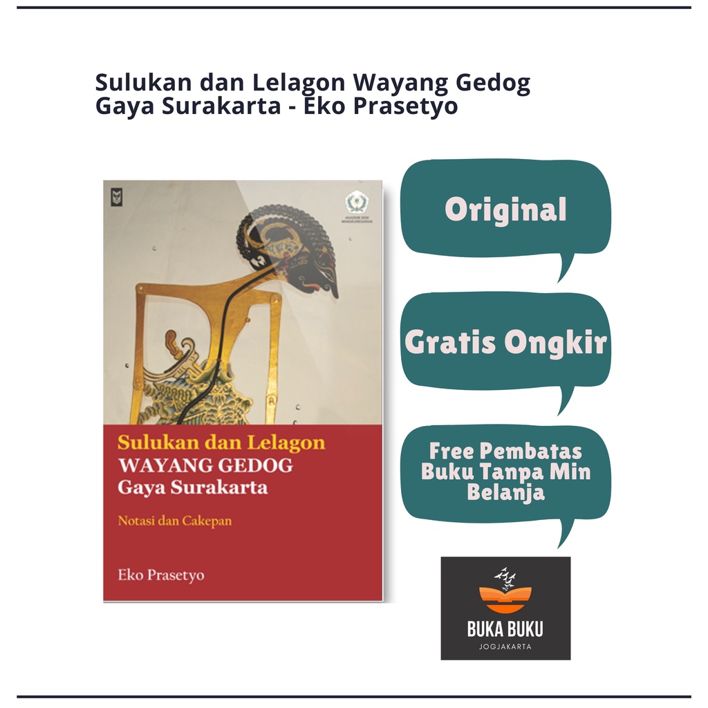 Jual Sulukan dan Lelagon Wayang Gedog Gaya Surakarta - Eko Prasetyo ...