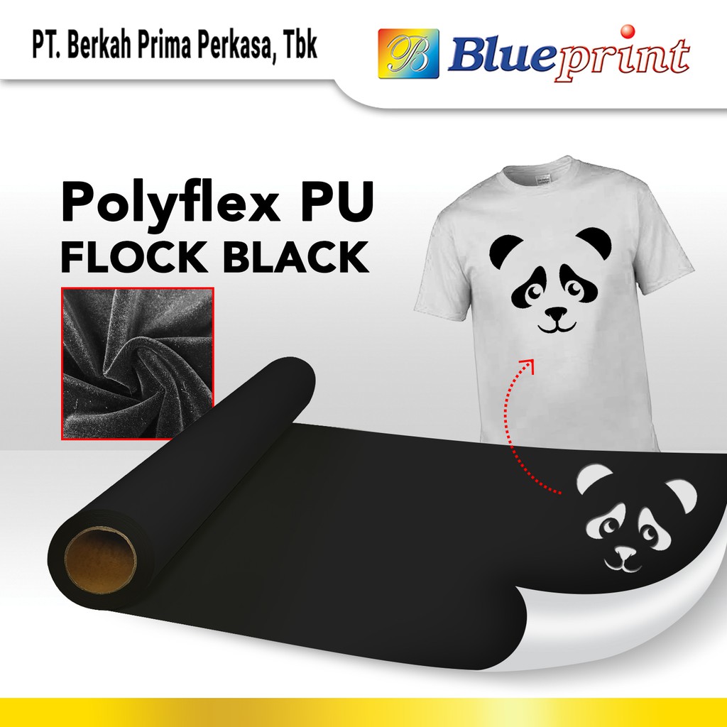 Jual Polyflex PU Flock Black Blueprint BP-FLX1WK | Shopee Indonesia