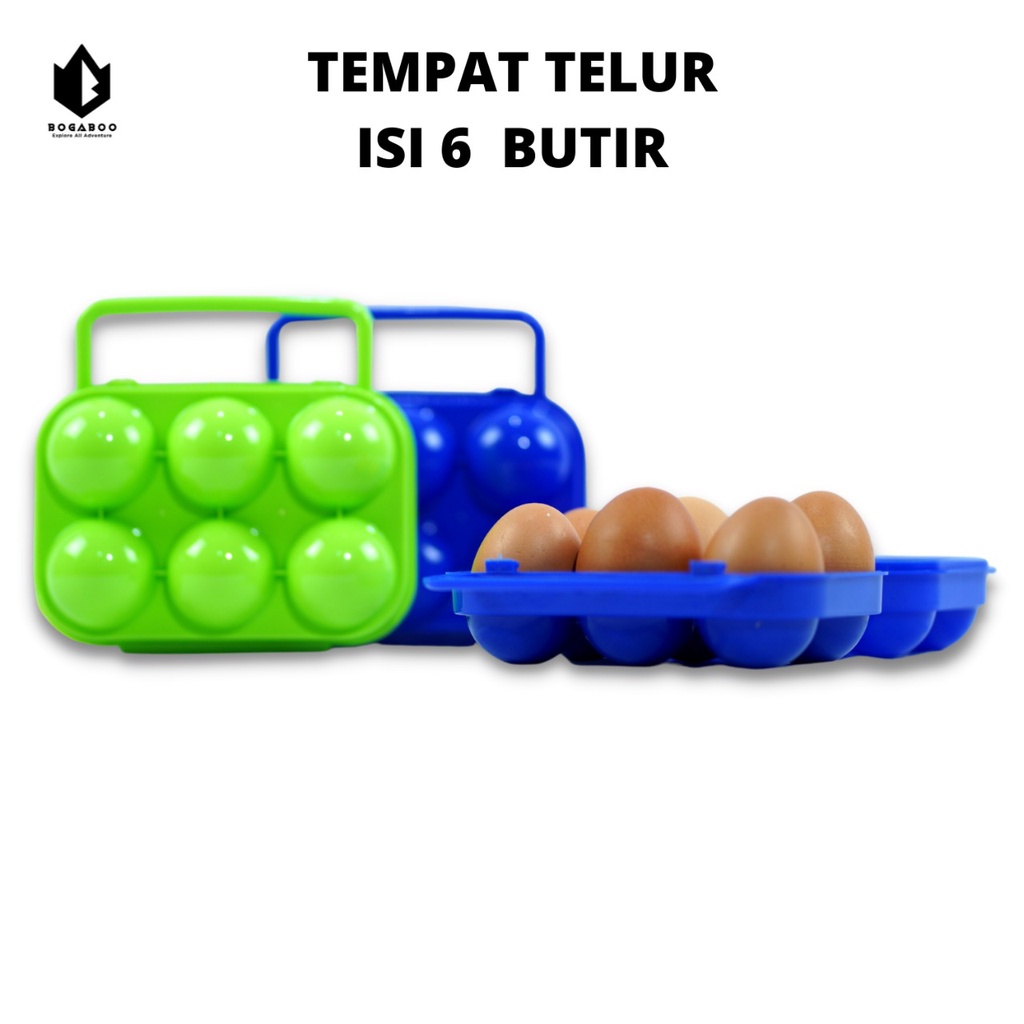 Jual [cod] Tempat Telur Camping Isi 6 Butir Kotak Tempat Telur Egg