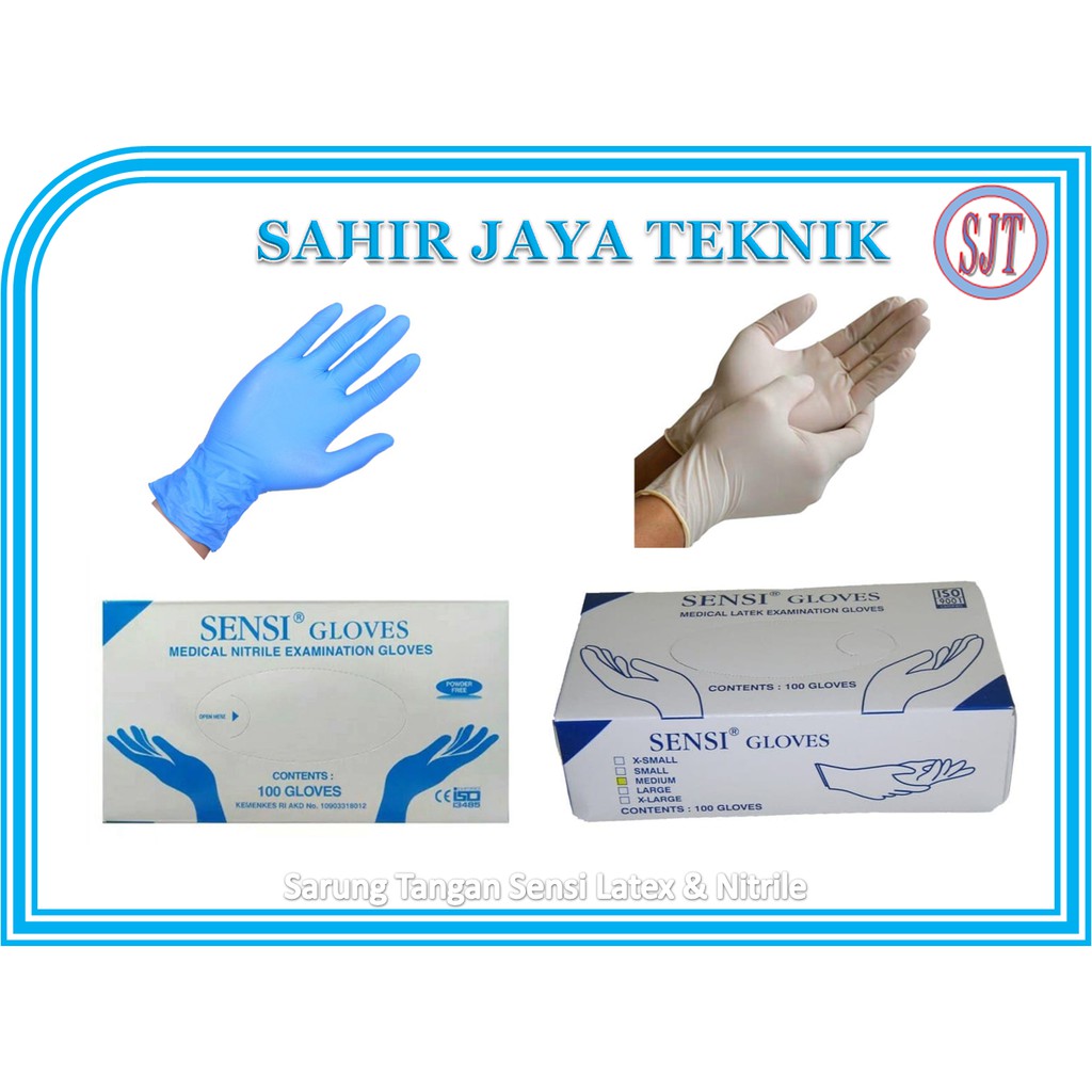 Tangan Sensi Sensi Vinyl Gloves Jual Sensi Glove Latex Powder