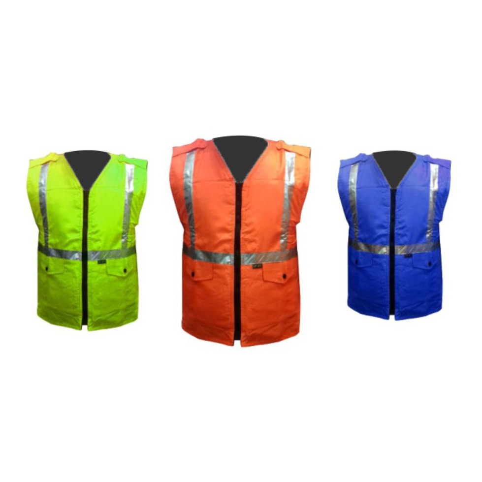 Jual Rompi Proyek Berfuring Safety Vest Performance Class 2 Zipper ...