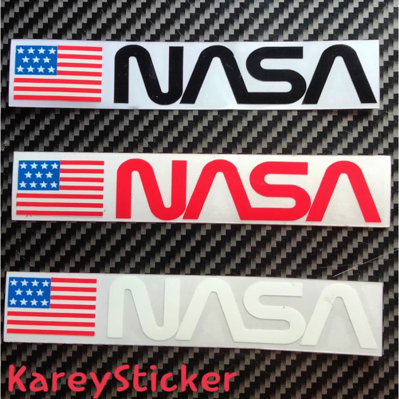 Jual sticker cutting NASA bendera | Shopee Indonesia