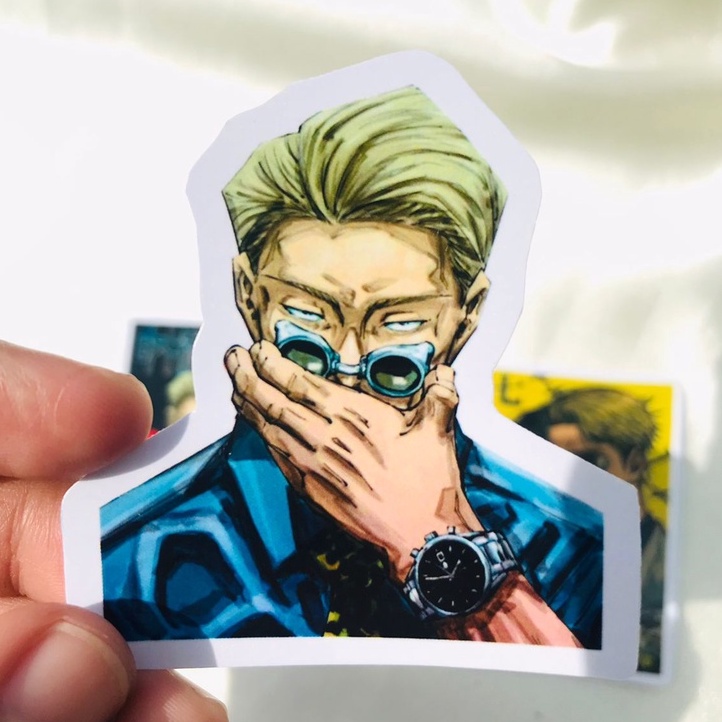 Jual Stiker Nanami Kento Jujutsu Kaisen Anime Character Sticker ...