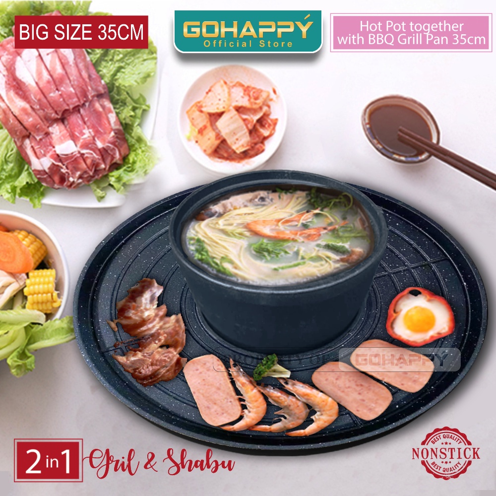 Jual Alat pemanggang IN TEPANNYAKI GO HAPPY GHK40 Panci Shabu