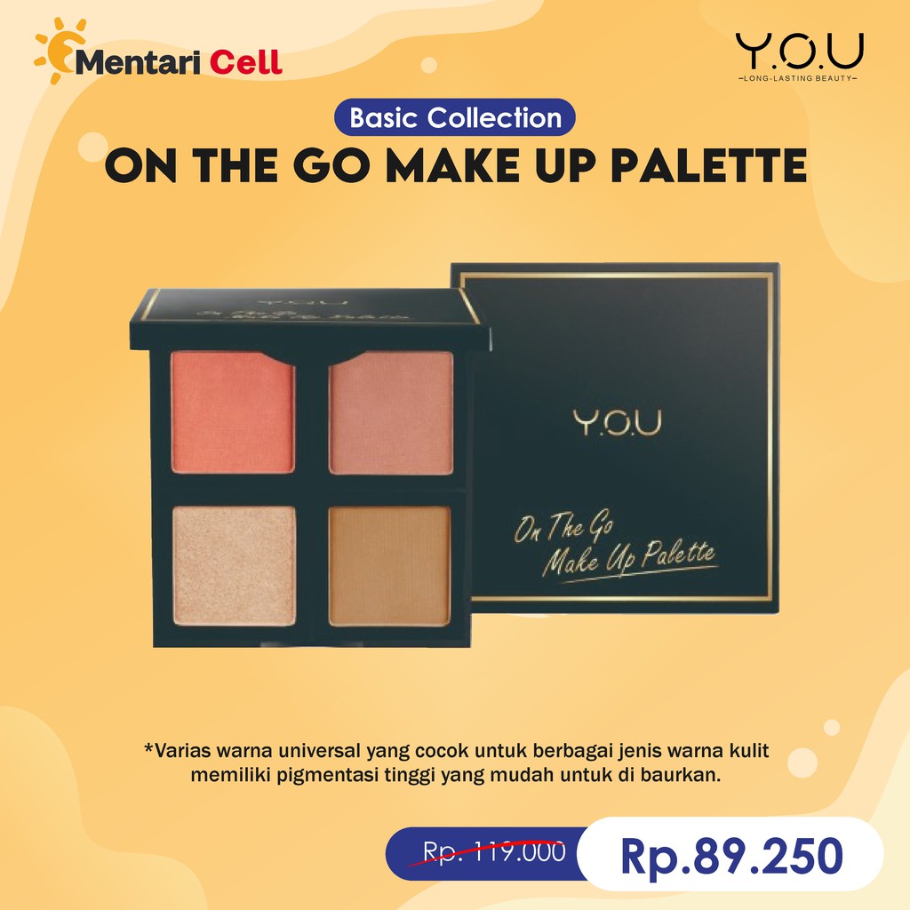 Jual YOU Basic Collection On The Go Makeup Palette [ Blush on ...