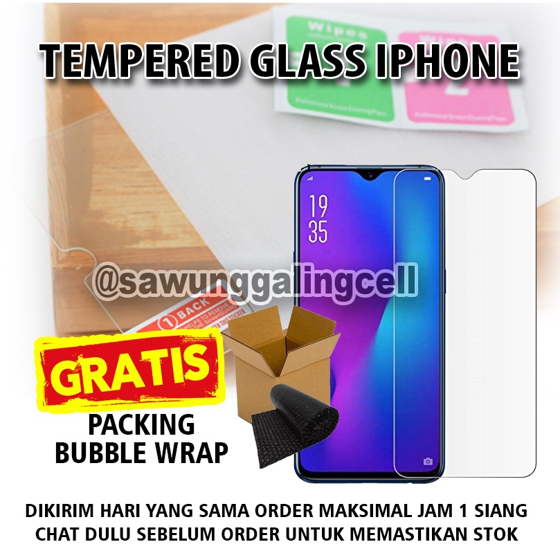 Film Protection Verre Trempé Pour IPhone Multiple Modèles - Anti-rayures 9H - Transparent - Neuf