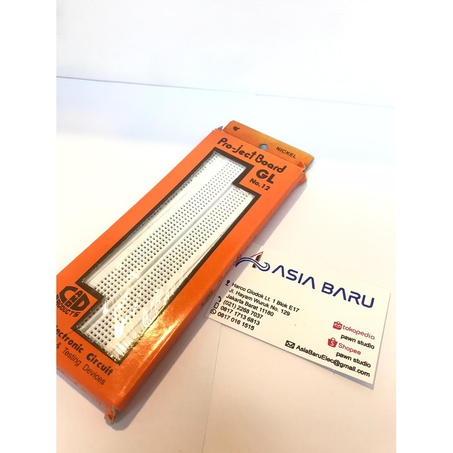 Jual Project projek board GL-12 GL12 bread board breadboard 850 tie ...