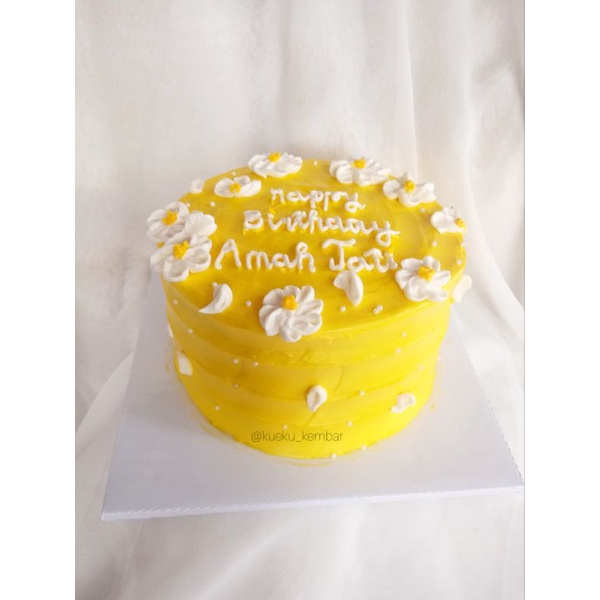 Jual Termurah Korean Cake Warna Kuning Shopee Indonesia