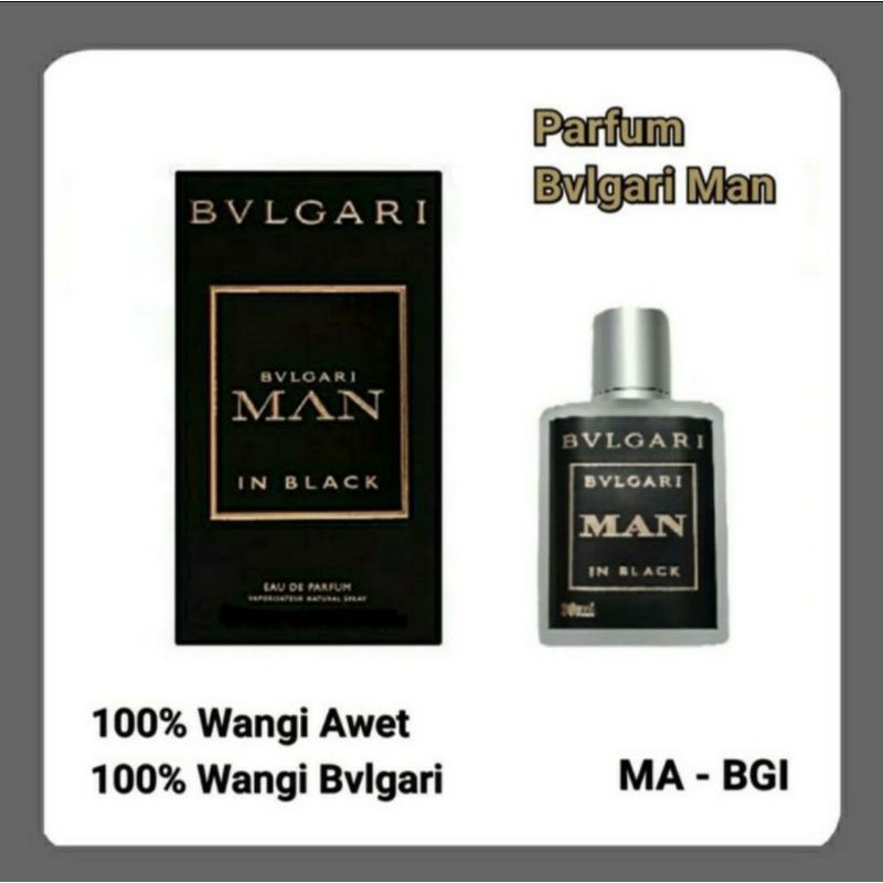 Wangi bvlgari hotsell man in black