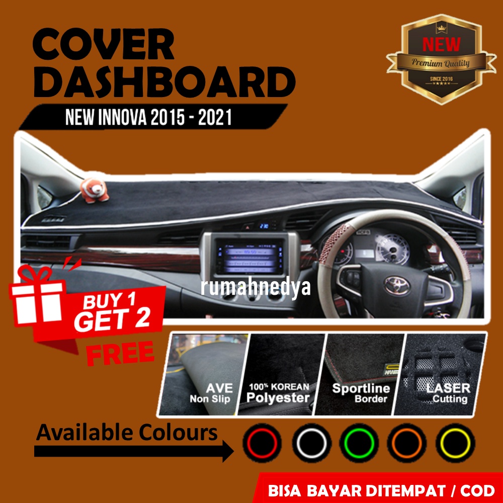 Jual Cover Dasboard Mobil Toyota All New Innova 2015 2020 Aksesoris