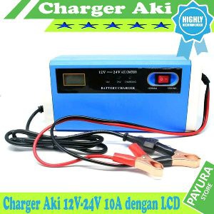 Jual Charger Aki Cas Aki Otomatis 10A Bisa Cas sampai Aki 120 Ampere