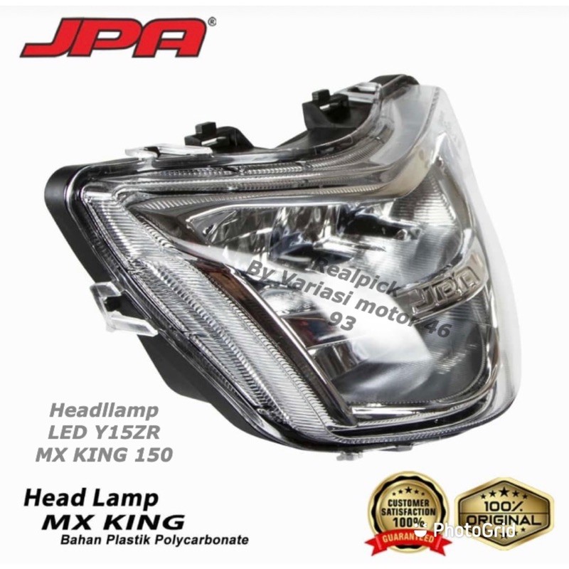 Jual headlamp LED YAMAHA Y15ZR MX KING 150 lampu depan led mx king 150