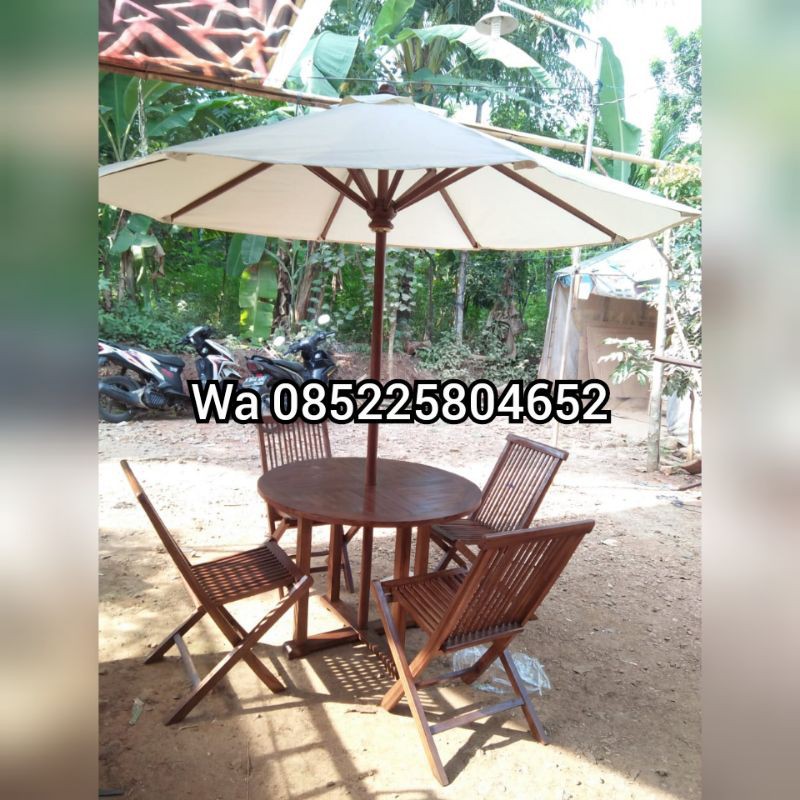 Jual Meja Payung Halaman Rumah Caffe Villa Taman Kolam Renang Pantai