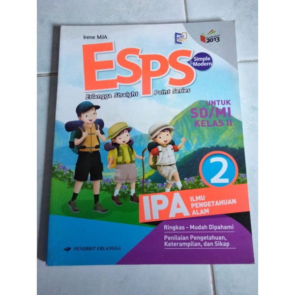 Jual ESPS IPA SD Kelas 2 Erlangga K13 Revisi | Shopee Indonesia