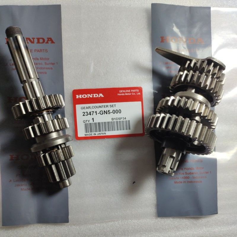 Jual As Gear Gir Ratio Rasio Gigi Susun Komplit As Gir Depan Assy Honda