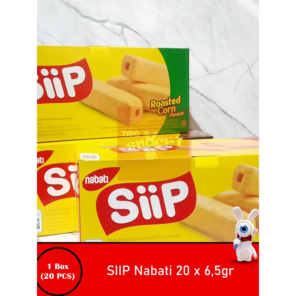 Jual Nabati Siip 1 Pak Isi 20x6.5gr - Nabati Siip Cemilan Enak Dan ...