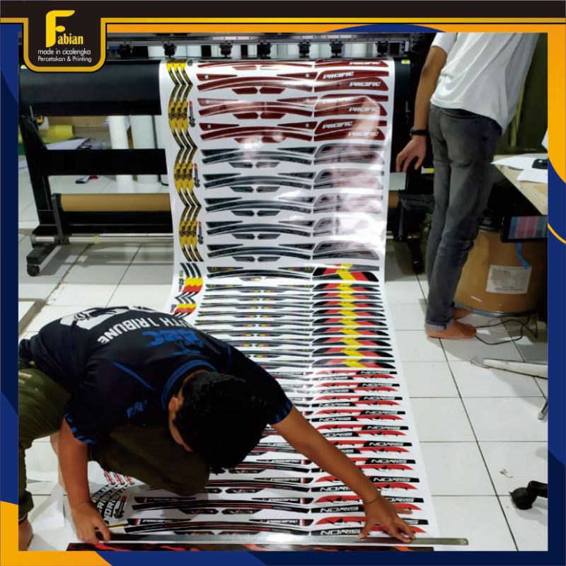 Jual STIKER VINYL RITRAMA TANPA LAMINASI (Cetak Sticker, Print, Murah ...