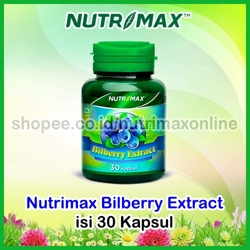 Jual Nutrimax Bilberry Extract, Vitamin Obat Mata Minus Gatal Merah