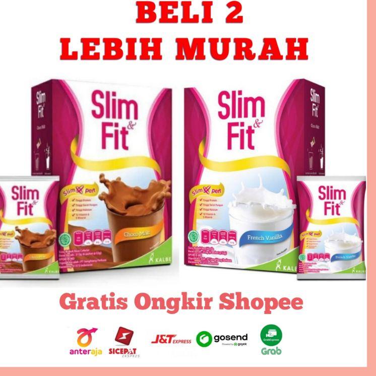 Jual [WN253] Susu Slim & Fit Milk 6x52gr Vanila atau Coklat/ Slim Fit