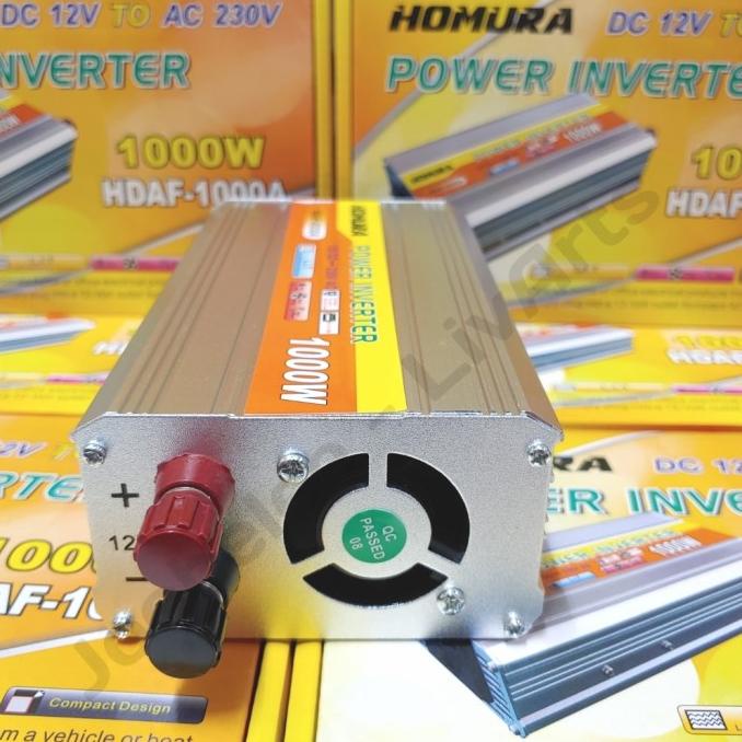 Jual POWER INVERTER 1000 WATT 1000W DC12V AC220V PERUBAH ARUS LISTRIK