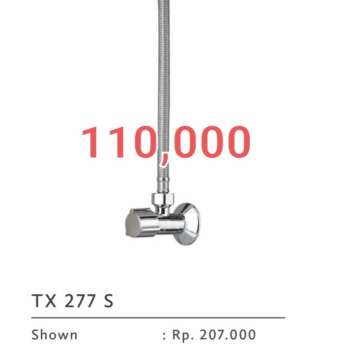 Jual Produk Toto Tx S Stop Valve With Flexsible Trendi Shopee Indonesia