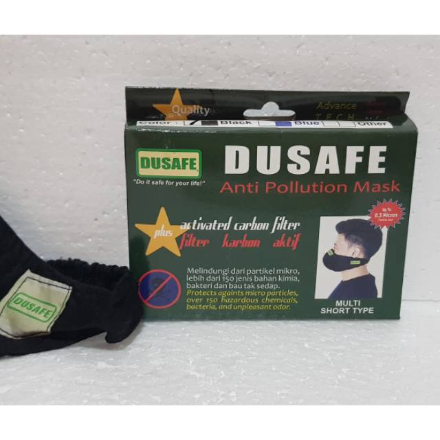 Jual Masker Dusafe Anti Polusi Plus Filter Karbon Aktif | Shopee Indonesia