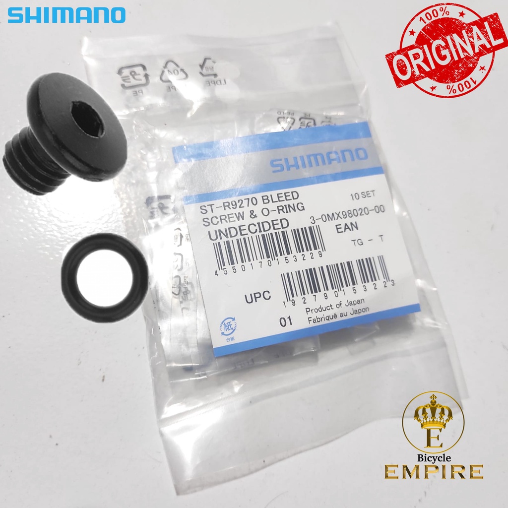 Produktbild von SHIMANO Entlüftungsschraube + O-Ring – Ersatzteil Für Bremsen M965/800/765/601/585